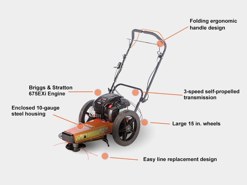 Echo WT-1610SP wheeled trimmer