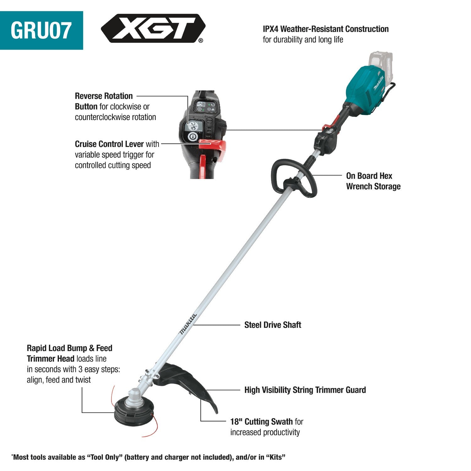 Makita 40V max XGT® Brushless Cordless 18